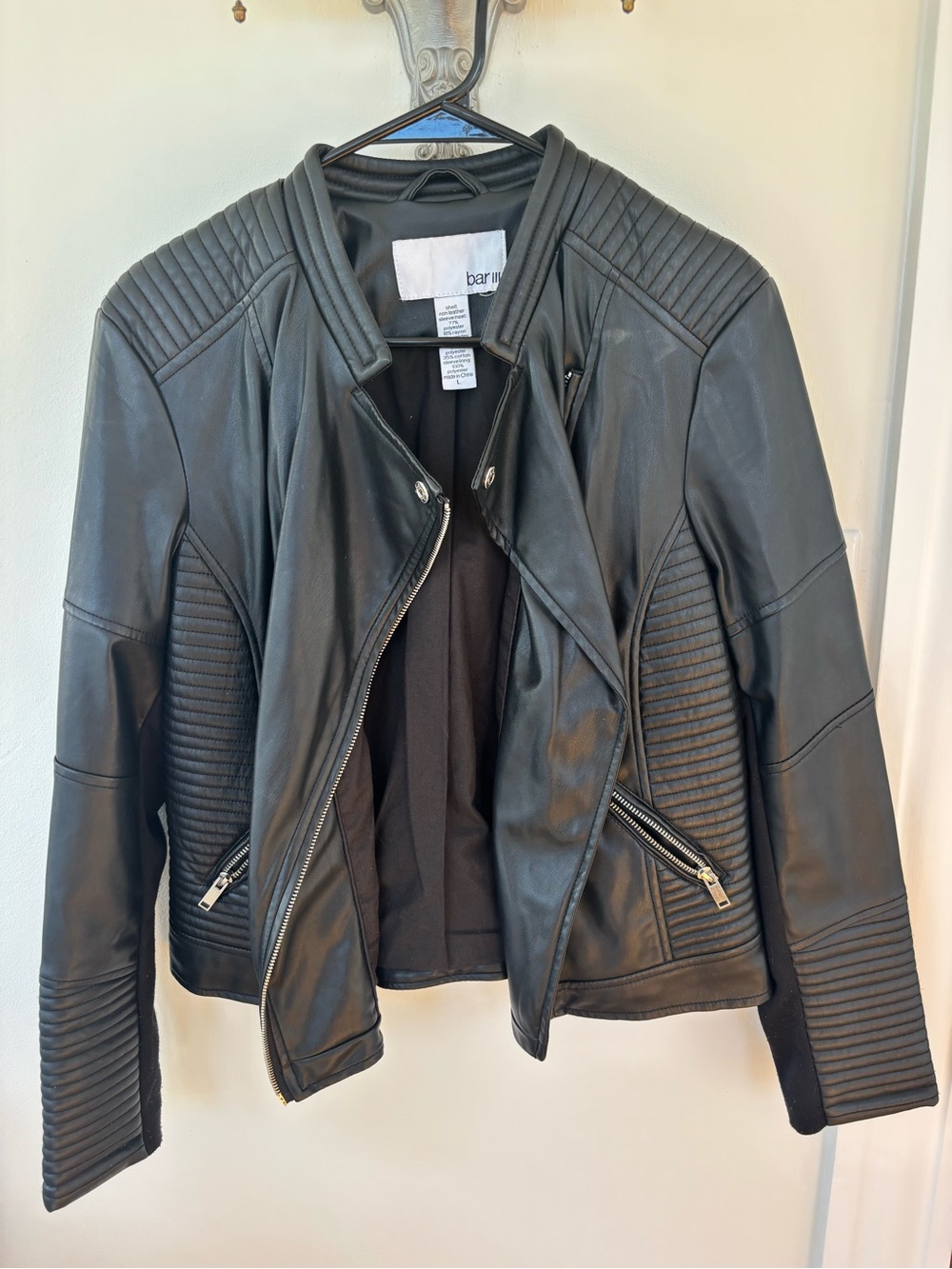 Black Moto Jacket - Women's